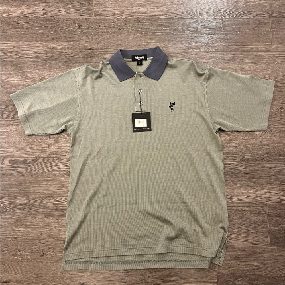 NWT Ashworth silk golf shirt polo - OVERsized